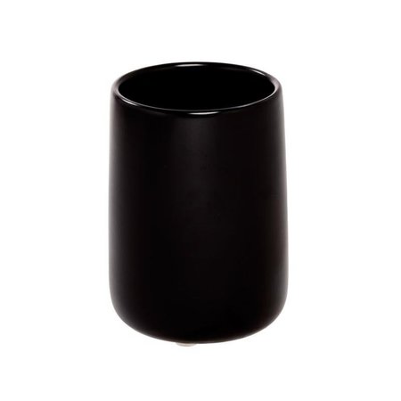 INTERDESIGN Eco Vanity Black Ceramic Tumbler 28227